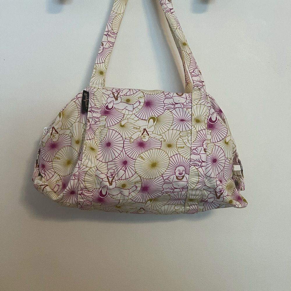 Buddha Umbrella Patterned Handbag